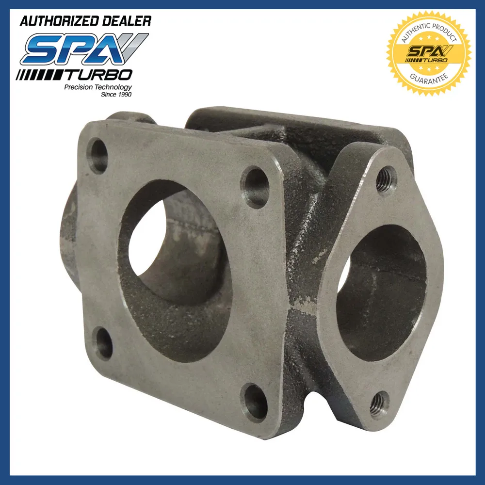 T4 CAST IRON FLANGE TURBO CHARGER MANIFOLD EXHAUST ADAPTER DUAL