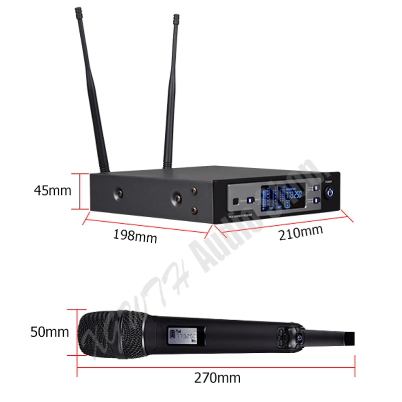 Digital True Diversity UHF Wireless Microphone