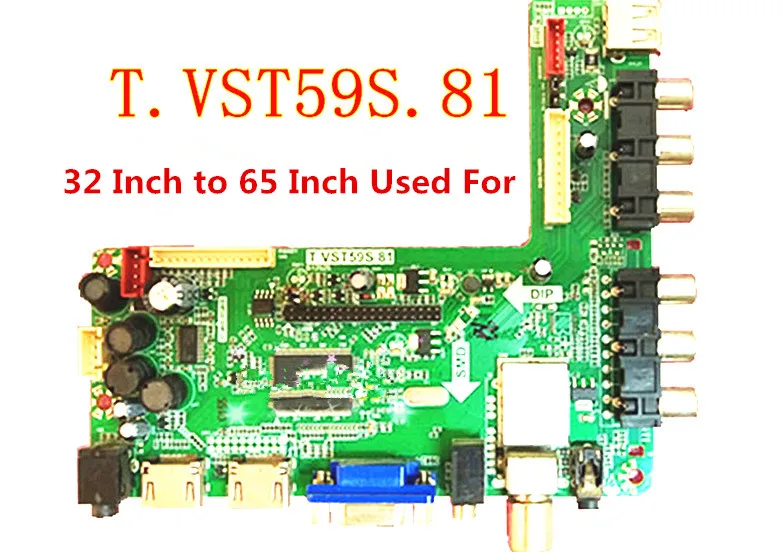 

For T-Con T.VST59S.81 Motherboard New 26-65 inch LCD TV Driver Board Universal ST59S-F5H Logic Board Plate Bar