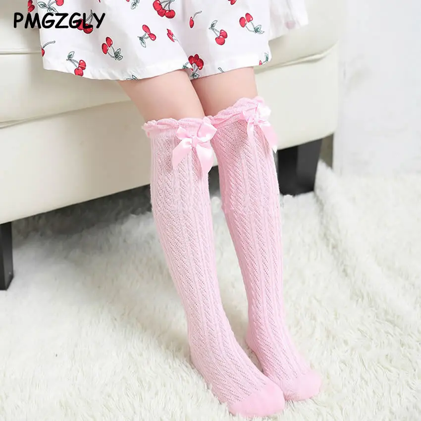 Breathable Lovely Bow Tie Thin Section Socks For Fashion Baby Girls