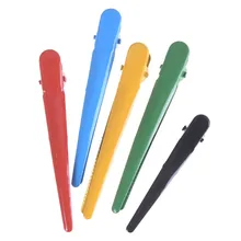 4 шт., сделай сам, черная Пластик смолы один зубец зажим для волос Alligator(8 см), заколки Головные уборы для Для женщин для отдыха в ночном клубе