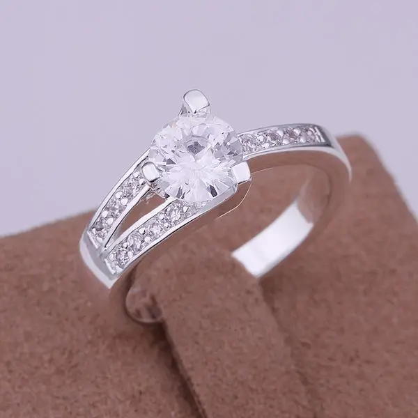 Ювелирное изделие 925, посеребренное Ювелирное кольцо, хорошее модное серебряное кольцо с цирконием для женщин и мужчин, высокое качество SMTR164