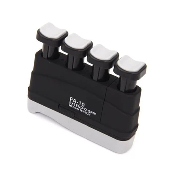 

2pcs ofPortable Black Medium Tension Guitar Extend-O-Grip Hand Exerciser