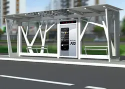 Солнечный светодио дный светодиодный Подсветка рекламный дисплей signage для видеонаблюдения мониторинга закаленное стекло Корпус автобус