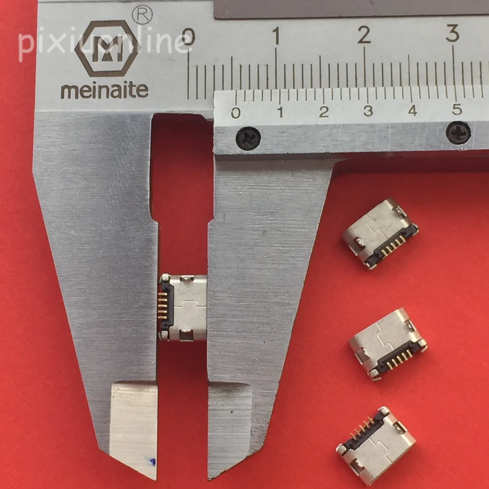10 шт. G19Y 5 контактный разъем Micro USB гнездовой для мобильный телефон зарядки прямая