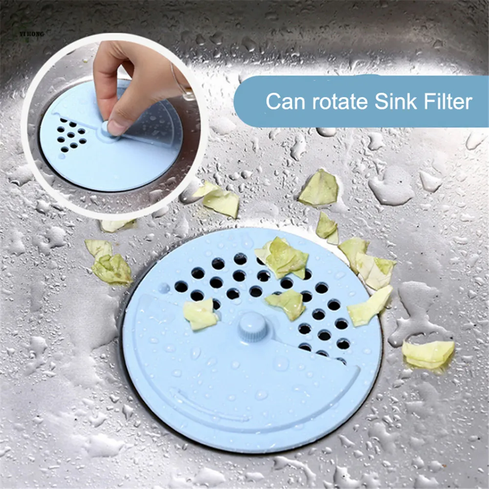 YIHONG Kitchen Sink Filter Bathroom Sucker Floor Drains Shower Hair