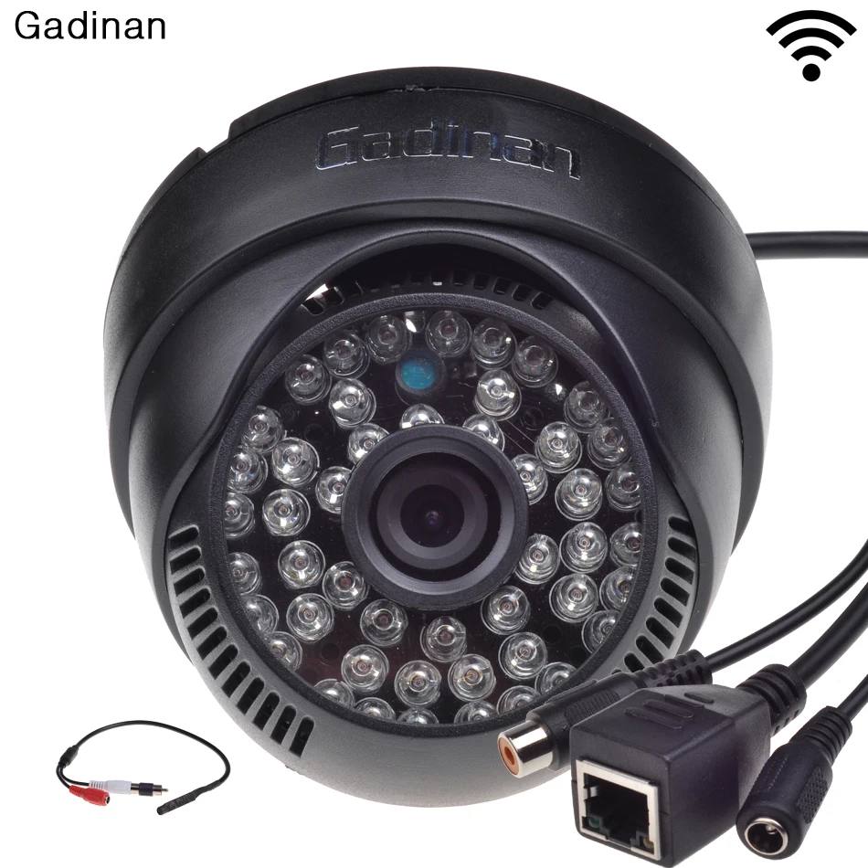 Gadinan ONVIF Wifi 802.11b/g/n H.264 Network P2P CCTV Indoor Wireless IP Camera With External Audio Pickup 720P/960P 