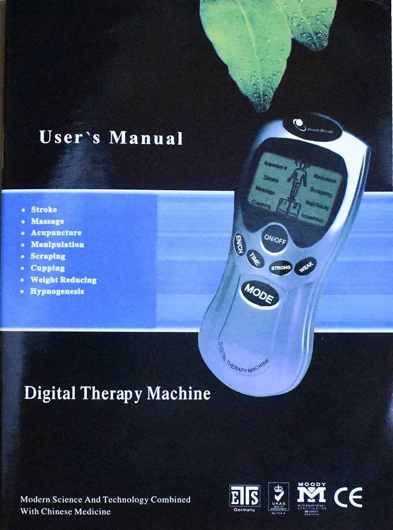 4 in 1 Body Healthy Care Digital Meridian Tens Therapy Massager Machine Relax Muscle Pain Relief Acupuncture Therapy High Qualit