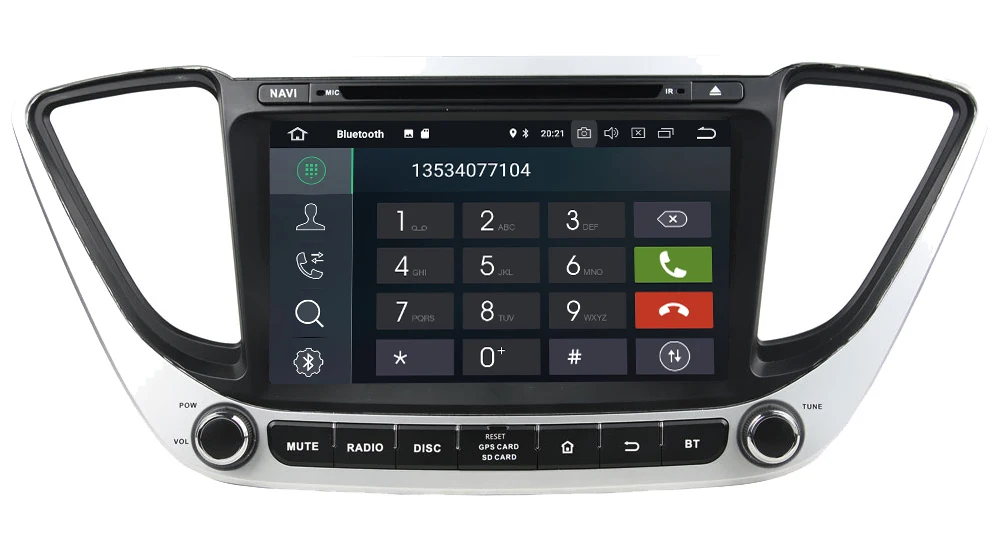 Best 8" Octa Core 4G WIFI Android 8.1 4GB RAM 64GB ROM RDS Car DVD Multimedia Player Radio Stereo For Hyundai Verna Solaris 2017 2018 1