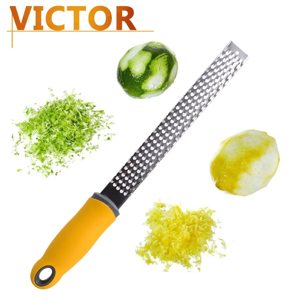 Multifunction lemon zester microplane cheese grater stainless steel for