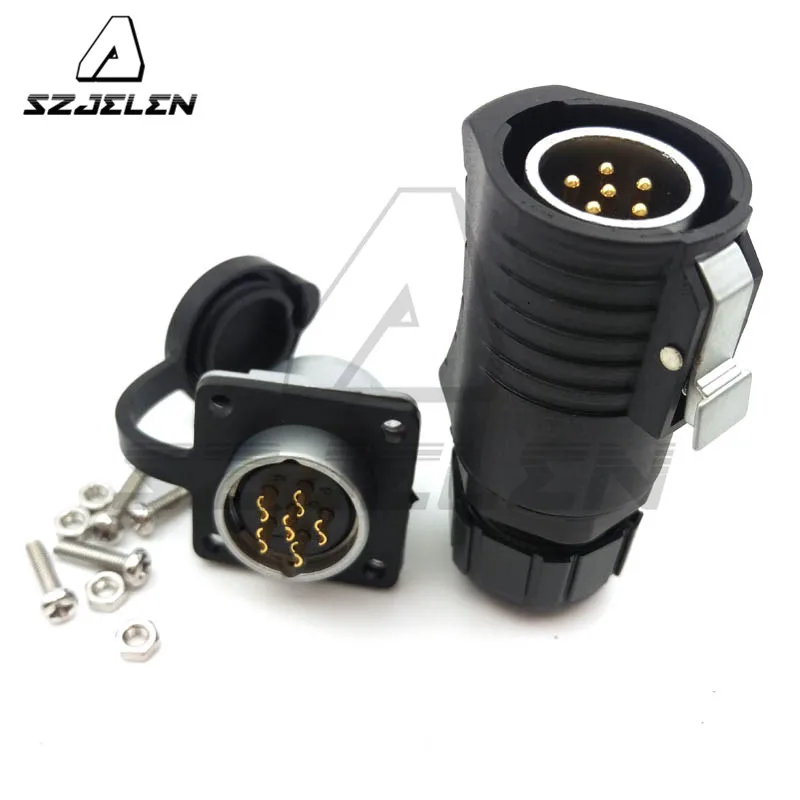 

XHP20 series, 6pin waterproof connector Plug and socket,panel mount connector, Electrical industry connector