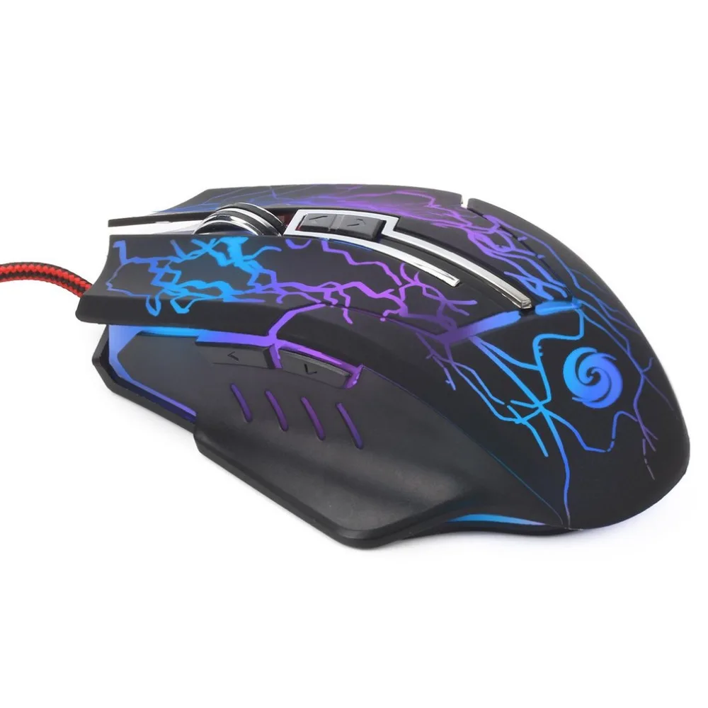 

K1022 Silent Click USB Wired Gaming Mouse Mute Optical Computer Mouse Mice for PC Laptop Notebook Game Gamer