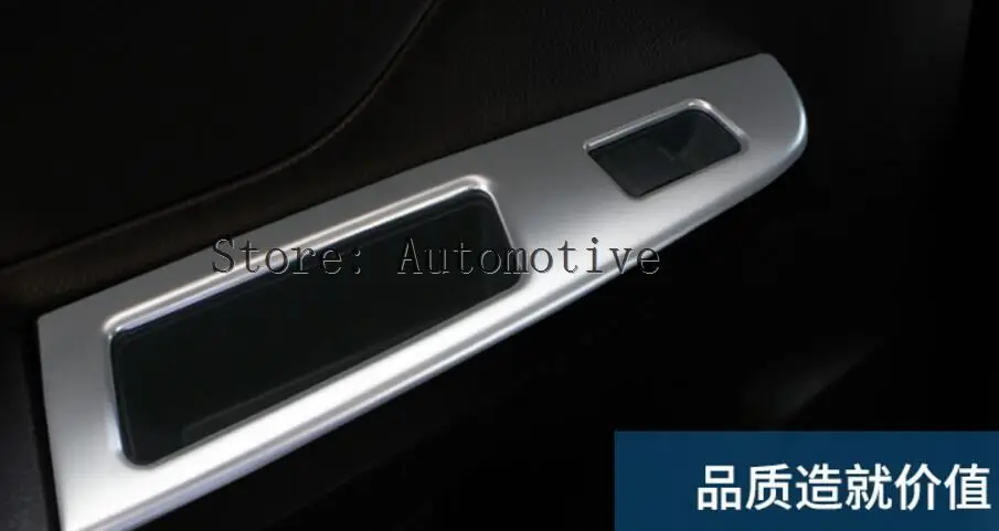 Крышка переключателя стекла подлокотника стальной двери 4 шт. для Subaru XV Crosstrek