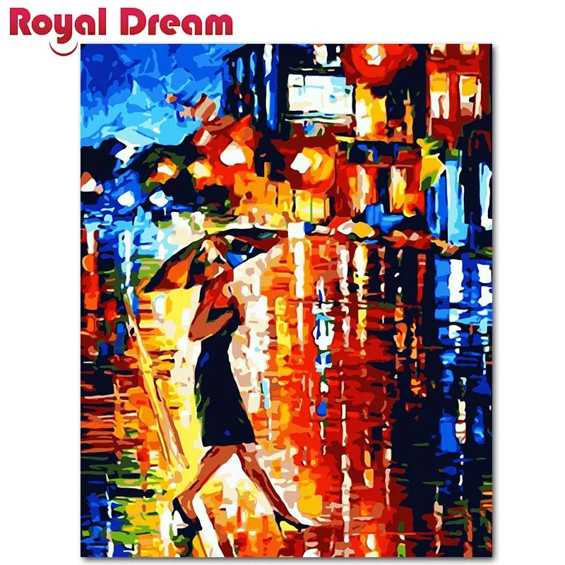 Umbrella beauty Abstract Painting Diy Digital By Numbers Modern Wall Art Picture For Living Room Home Decor | Дом и сад