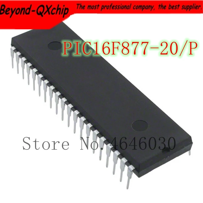 10 шт./лот PIC16F877-20/P PIC16F877 DIP-40