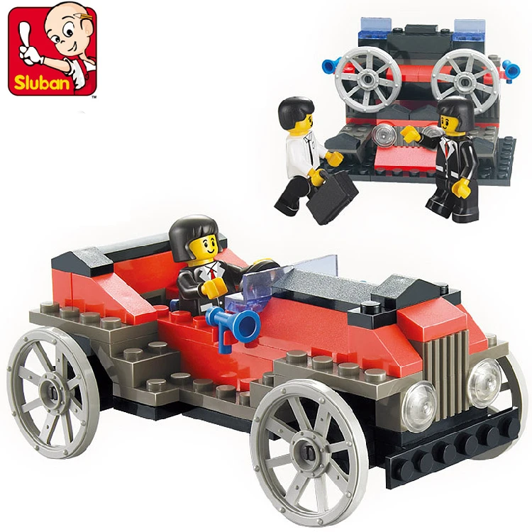 Goede SLUBAN 0229 96 stks Eeuw Station Cournot Gedenkteken Monteren Bouw Blokken Actiefiguren minifig Kids DIY Toys