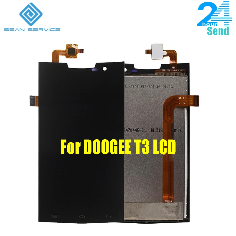 DOOGEE T3 ЖК-дисплей+ кодирующий преобразователь сенсорного экрана в сборе панель цифровые инструменты для замены 4," 1280x720 P
