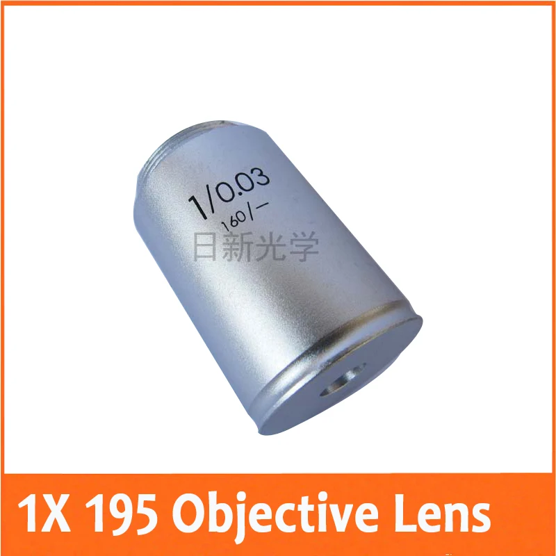 

1X 195 Achromatic Objective lens with RMS Thread 20.2mmm Working Distance 50-60mm for Stereo Microscope