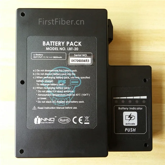 

FirstFiber Original INNO battery LBT-20 for INNO fusion splicer INNO IFS-10 IFS-15 VIEW7 9800mAH