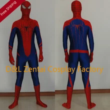 DHL Удивительный Человек-паук костюм супергероя лайкра, спандекс костюм с высоким качеством MW13051401 Прямая поставка