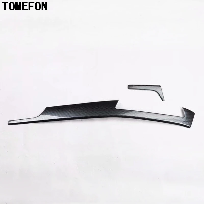 TOMEFON для BMW X1 F48 2016 2017 2018 ABS углеродное волокно краска внутренняя Передняя шестерня