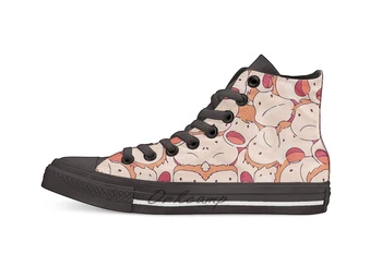 

Ponyo's Sisters Casual High Top Canvas shoes sneakers Light Walking Shoes