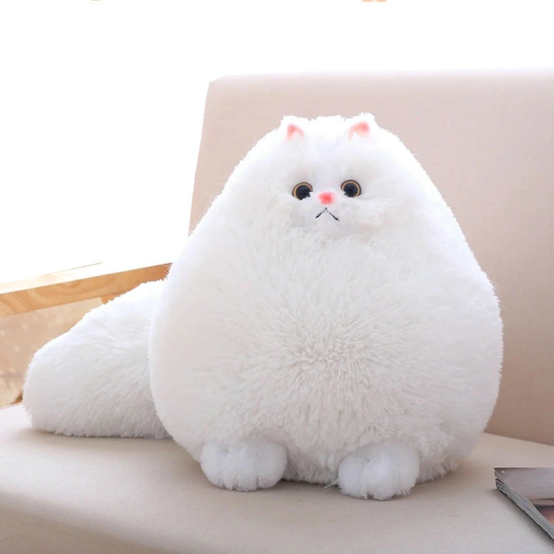 big stuffed cat