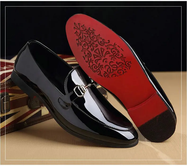 Men's Casual Shoes Loafers Spring Autumn Slip-On Loafers Men Black Mens Shoes Casual Mens Loafers Rivet Big Size 46 47 48 Socks (6)