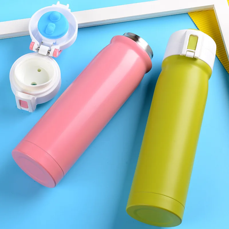 

1PCS 2018 New Creative Mugs Bouncing Cup Stainless Steel Vacuum Flask DA