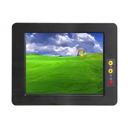 Низкая стоимость 8,4-дюймовую стойку ЖК-дисплей монитор Мини безвентиляторный промышленный планшетный ПК с 2xlan Поддержка XP/Win7/Win10/Linux Системы