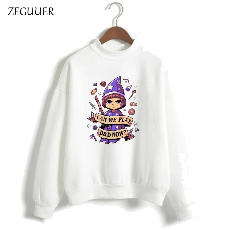 

ZEGUUER Stranger Things Roleplay Will Wise Hoodies Women Harajuku Pink Fashion Cartoon Sweatshirt Streetwear Hipster Clothes