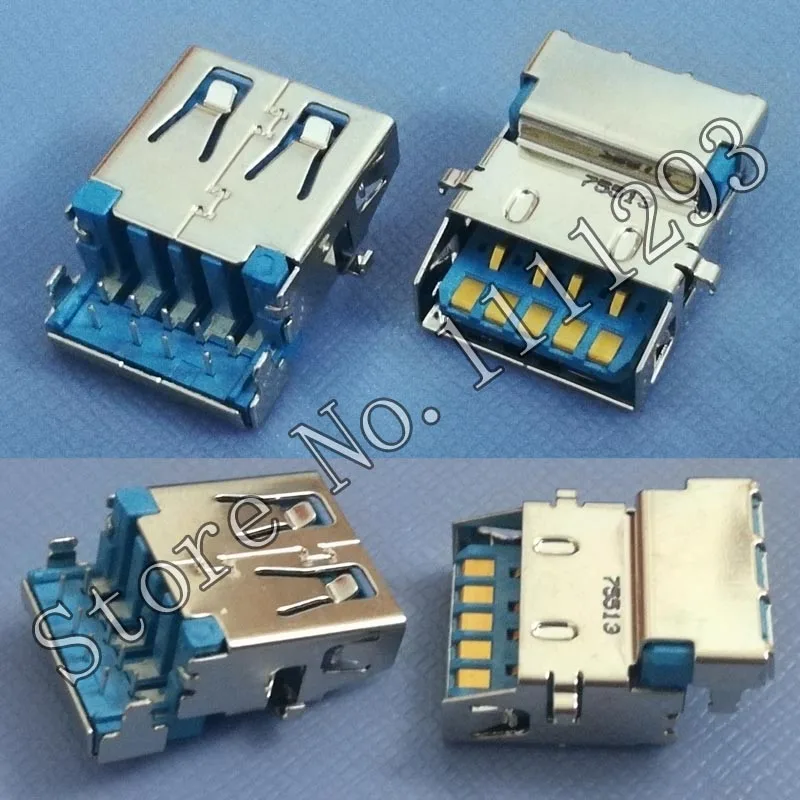 

10pcs/lot 3.0 USB Jack Socket Connector for Lenovo S41-70 etc USB3.0 Port