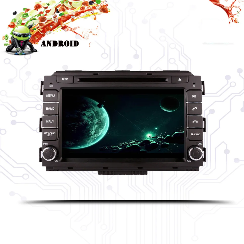 Best 8 Core Android 9.0 px5 4GB Ram Car dvd cd music radio gps monitor with 3/4g wifi For KIA Carnival Sedona 2014-2016 4