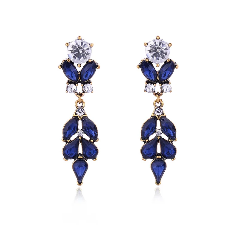 HTB1cLKWaRCw3KVjSZFuq6AAOpXal - LUBOV 32 Kinds Geometric Crystal Blue Stone Piercing Earrings Gold Color Metal Drop Earrings Trendy Women Party Jewelry