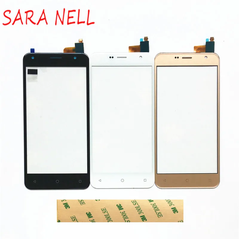 

SARA NELL Phone Touch Screen Sensor For Prestigio Muze B3 PSP3512DUO PSP3512 DUO Front Glass Lens Screen Touch Panel+3m tape