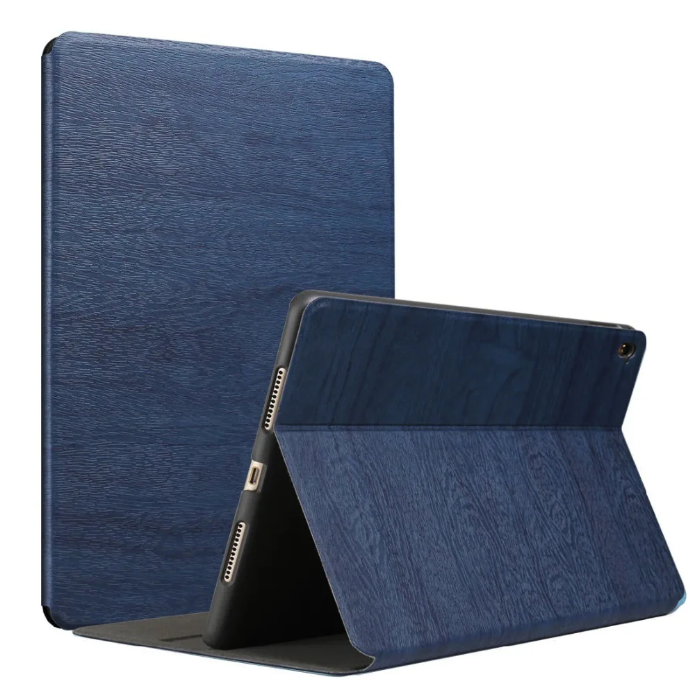For-ipad-Air-2-Case-Wood-Grain-Flip-Leather-Case-Cover-Stand-high-quality-Luxury-Flip