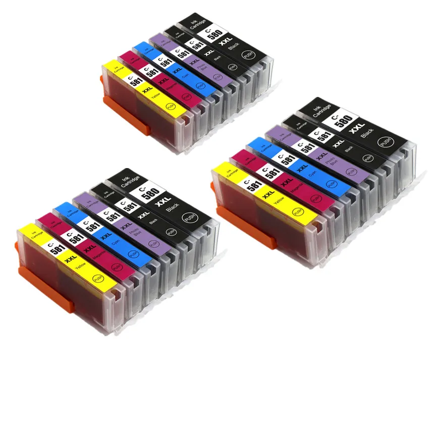 Совместимый картридж PGI 580 CLI 581 XL для CANON TR7550 TR8550 TS6150 TS6151 TS8150 8151 8152 TS8250 8251 TS9150