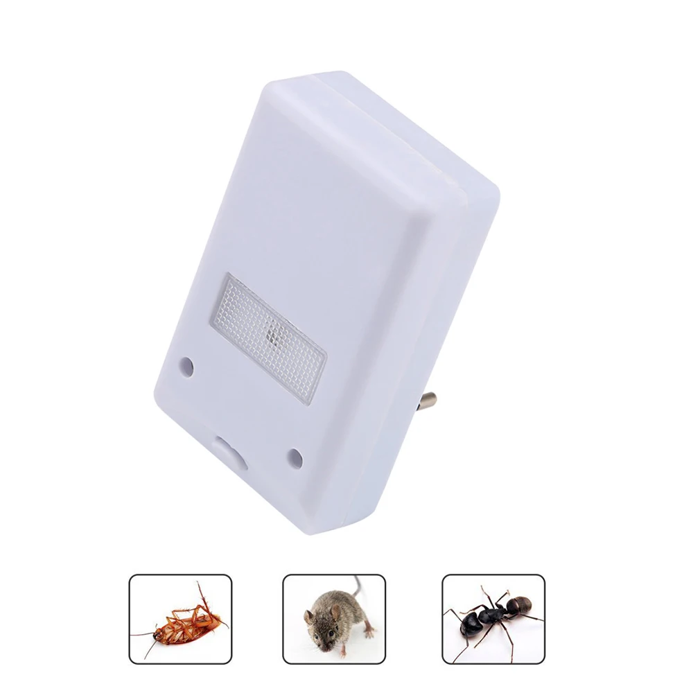 EU/US Plug Ultrasonic Mouse Repellent Anti Mosquito Repeller Mosquito Fly Killer Electronic Pest Reject Bug Zapper Pest Control