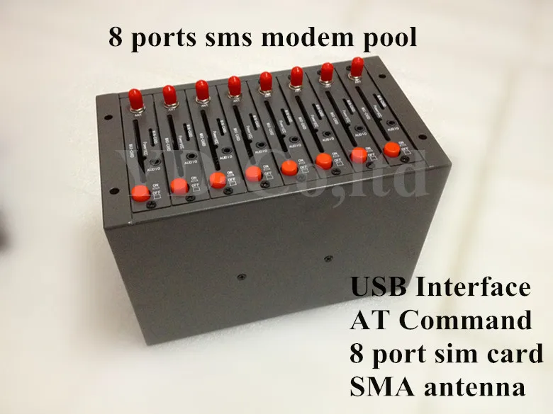 8 port gsm modem for mass sms marketing solution device