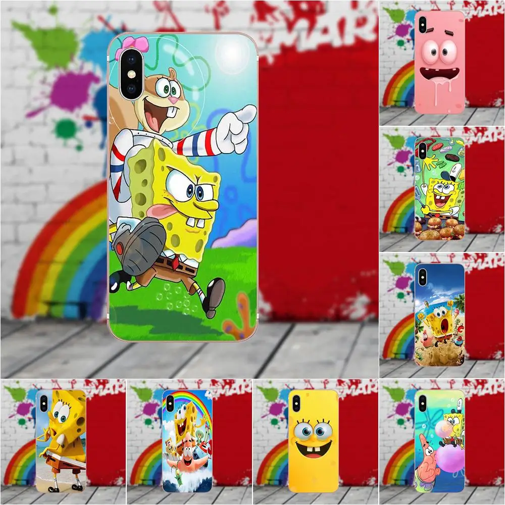 

Omdnwd Spongebob Squarepants Sponge Bob For HTC Desire 530 626 628 630 816 820 One A9 M7 M8 M9 M10 E9 Plus U11 For Moto G G2 G3
