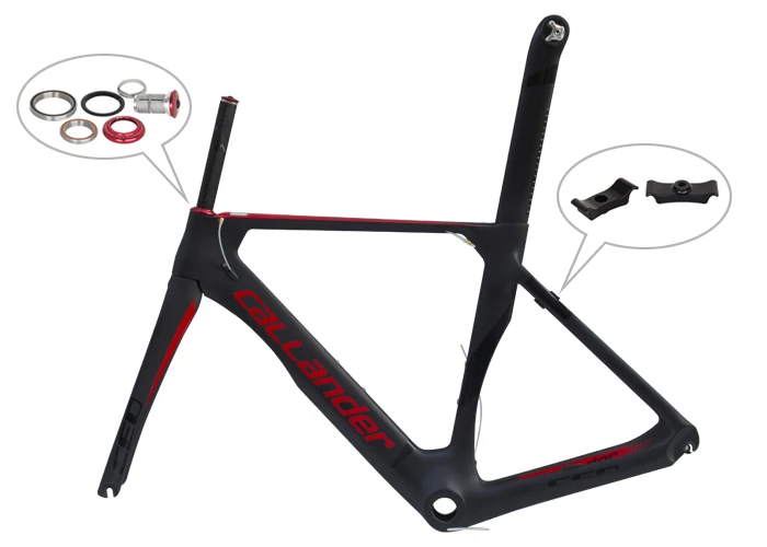 2016 TOP NEW Real T700 UD Full Carbon Road Frame Bike Racing Bicycle Frameset Accept Custom