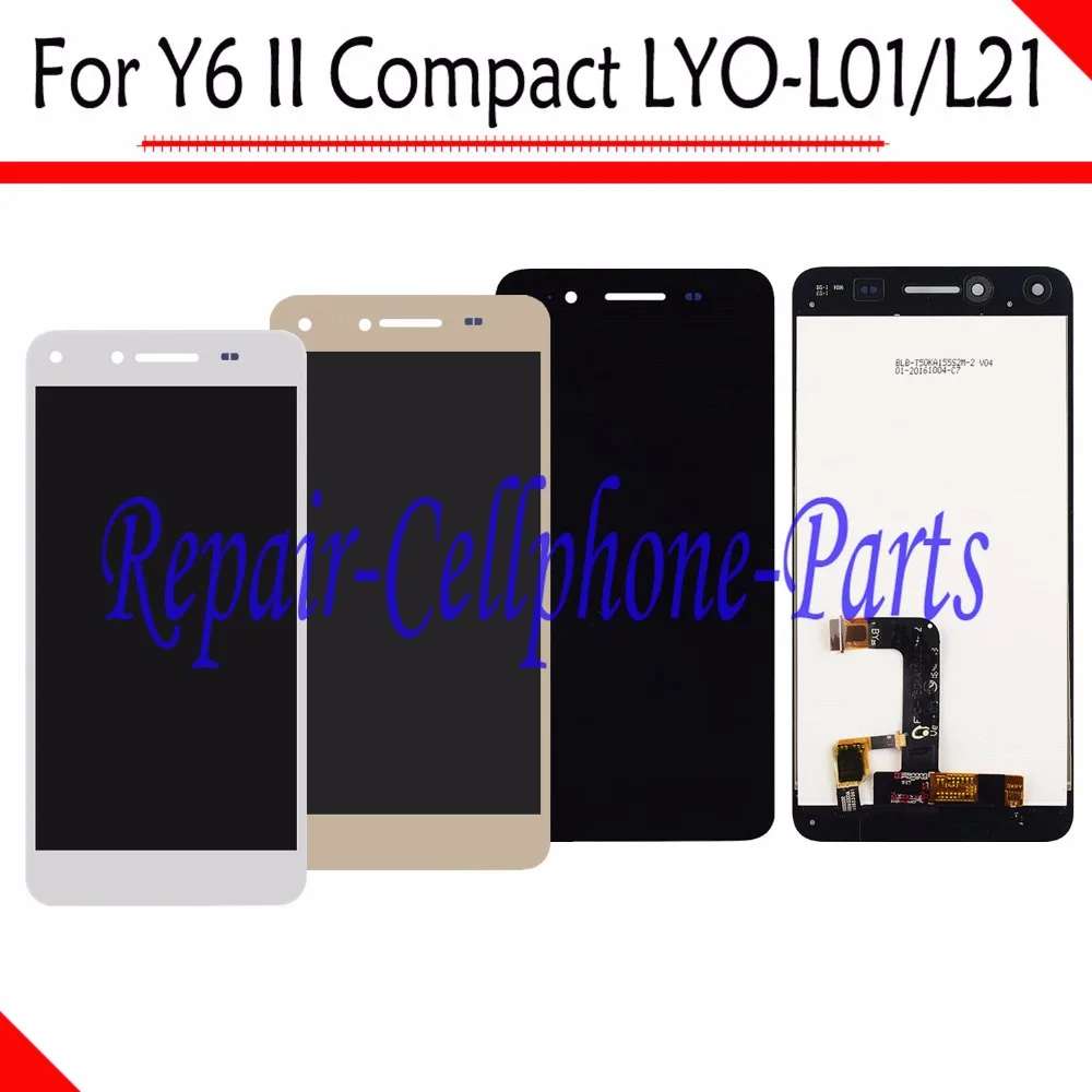 Nuovo Display Lcd Completo + Sostituzione Del Gruppo Vetro Del Digitalizzatore Touch Screen Per Huawei Y6 Ii Compact Lyo-L01 Lyo-L21