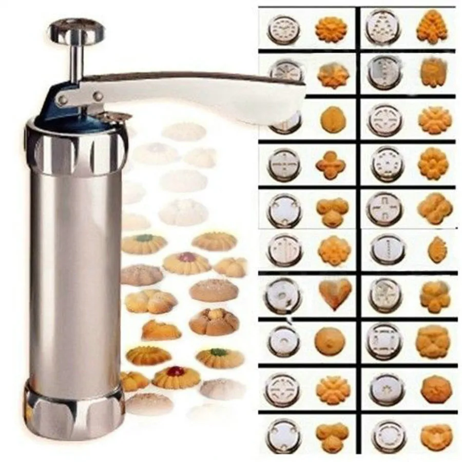 

DIY cookie gun portable cookie molds 20pcs die household mini cookies machine biscuit maker cookie maker