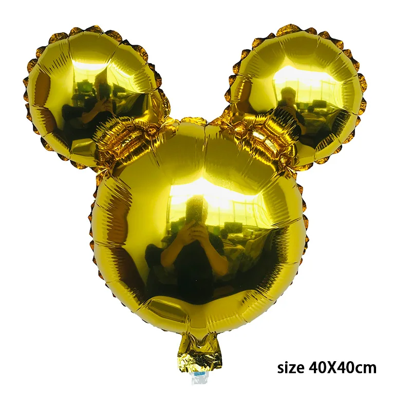 1 шт. 16-дюймовый шпилька облегченная версия Микки воздушный шарик Алюминий воздушный шарик из фольги в форме День рождения украшения Дети globos