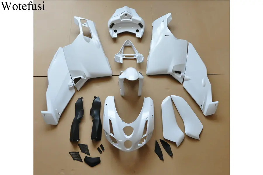 

Wotefusi Injection Unpainted White Bodywork Fairing For Ducati 999 749 2003 2004 (A) [CK1029]