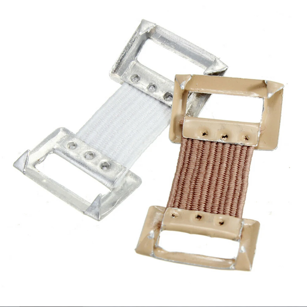 

10PCS Bandage Clips Replacement Elastic Bandage Wrap Stretch Metal Clips Fixation Clamps Hooks White Coffee Colors