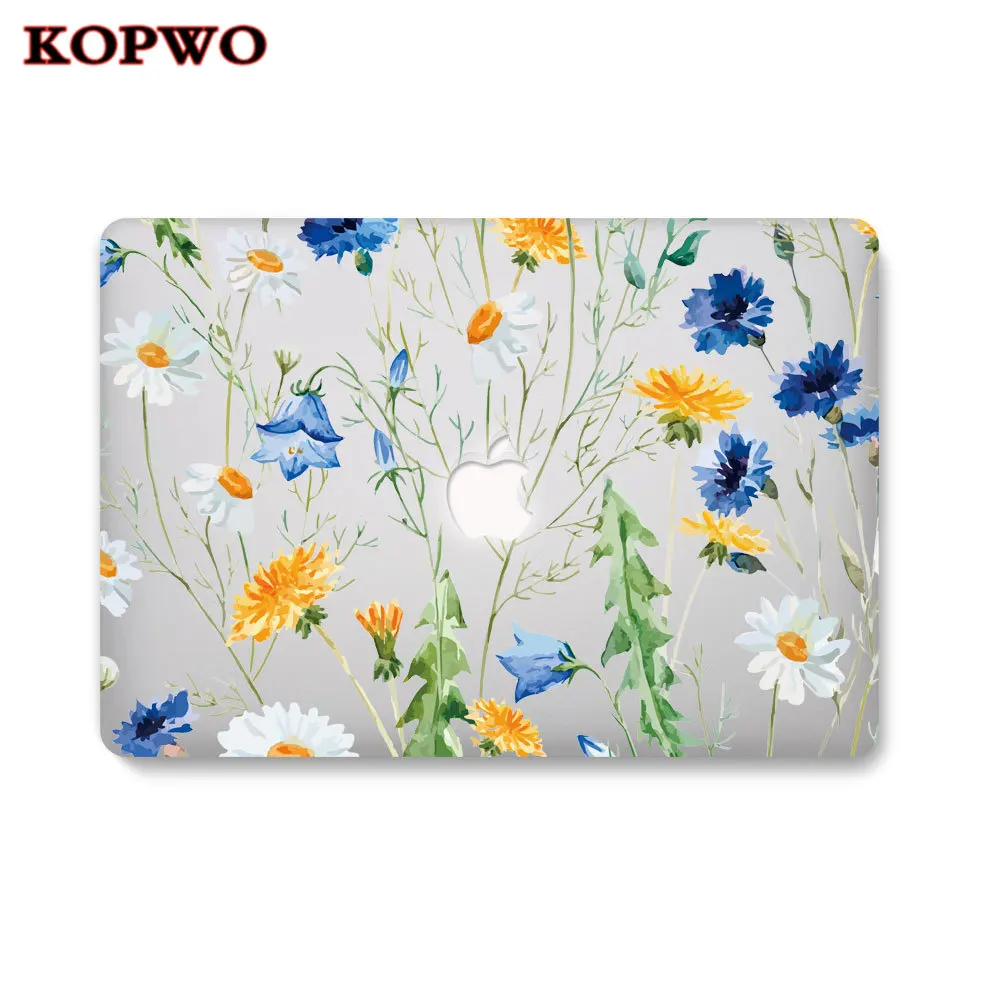 

KOPWO Notebook Protect Cover Pattern Laptop Protection Case for Apple Macbook Air Pro Retina 11 12 13 15 Inch A1534 A1425 A1502