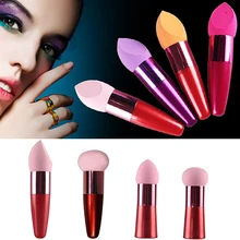 1 pc Soft Sponge Powder Puff Blush Face Cheek Foundation Cosmetic Makeup Brush