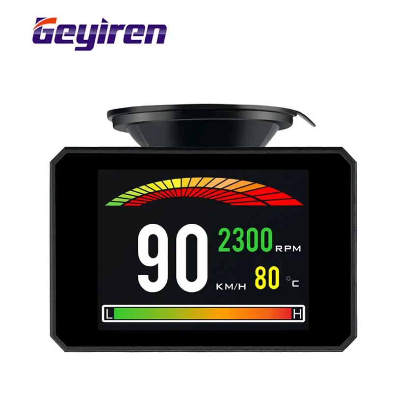 GEYIREN Автомобильный дисплей Спидометр OBD II бортовой цифровой скоростной проектор