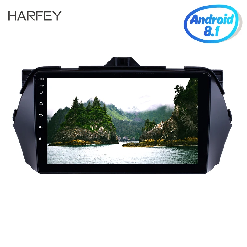 

Harfey HD touchscreen 9" Android 8.1 car multimedia player GPS Navigation System For 2016 Suzuki Alivio Bluetooth Radio Remote